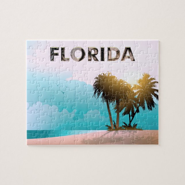 Florida Beach Jigsaw Puzzle (Horizontal)