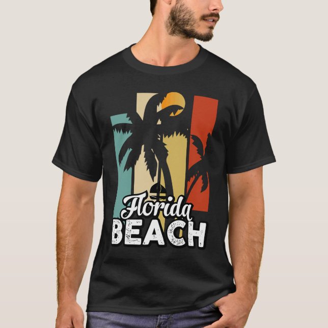 Florida Beach kids girls women men T-Shirt (Front)