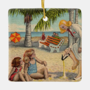 Florida Beach Ornament