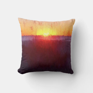 Florida Beach Scene Cushion