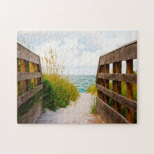 Florida Beach Scene Jigsaw Puzzle