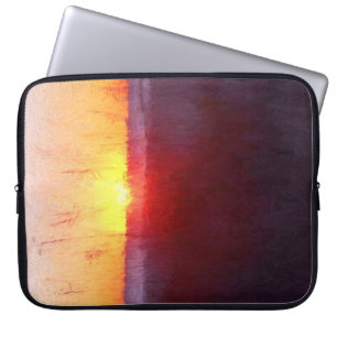 Florida Beach Scene Laptop Sleeve