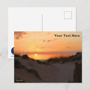 Florida Beach Sunset Postcard