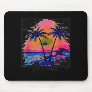 Florida Beach Sunset Tropical Summer Family Mouse Mat