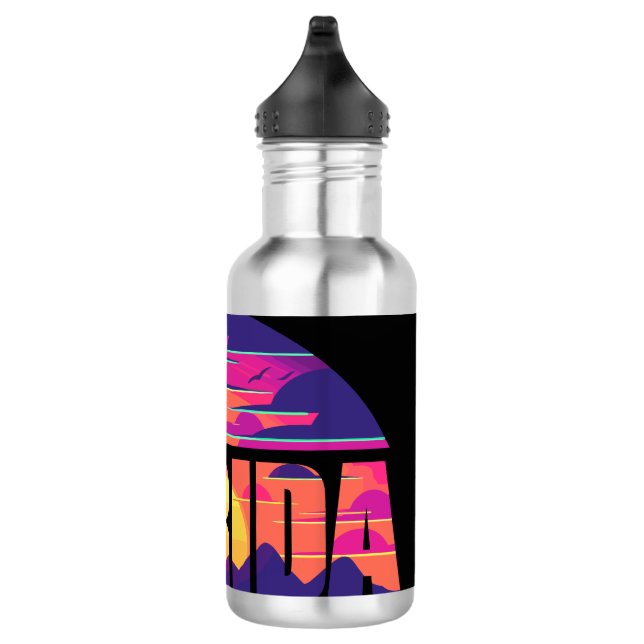 Florida Beach Waves 710 Ml Water Bottle (Right)