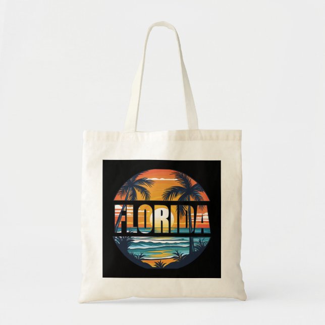 Florida Beach Waves Tote Bag (Front)