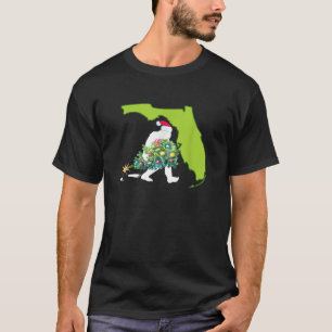 Florida Bigfoot State Christmas Tree T-Shirt