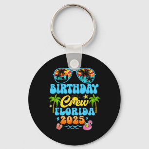 Florida Birthday Crew Vacation Cruise 2025 Summer Key Ring
