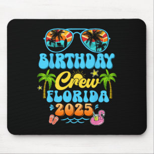 Florida Birthday Crew Vacation Cruise 2025 Summer Mouse Mat