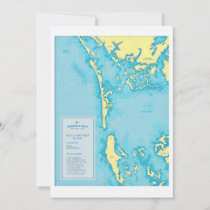  Florida - Boca Grande Marina  5x7 Flat Card