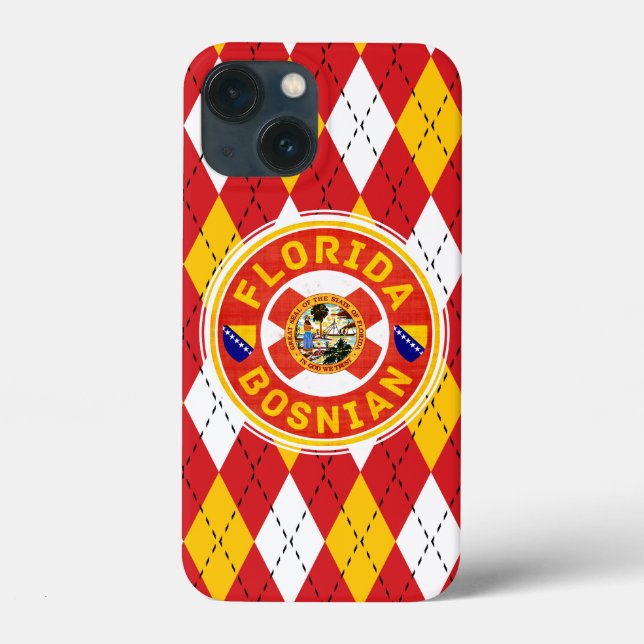 Florida Bosnian American iPhone Case (Back)
