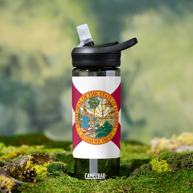 Florida bottle, patriotic Florida Flag Water Bottle (Outdoor)