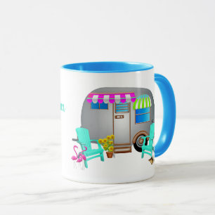 Florida Campers Personalised Travel Trailer Image Mug