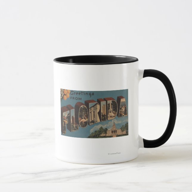 Florida (Capital Building) - Large Letter Mug (Right)