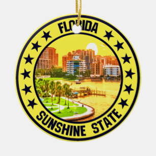 Florida                                            ceramic tree decoration