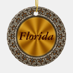 Florida Ceramic Tree Decoration