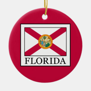 Florida Ceramic Tree Decoration