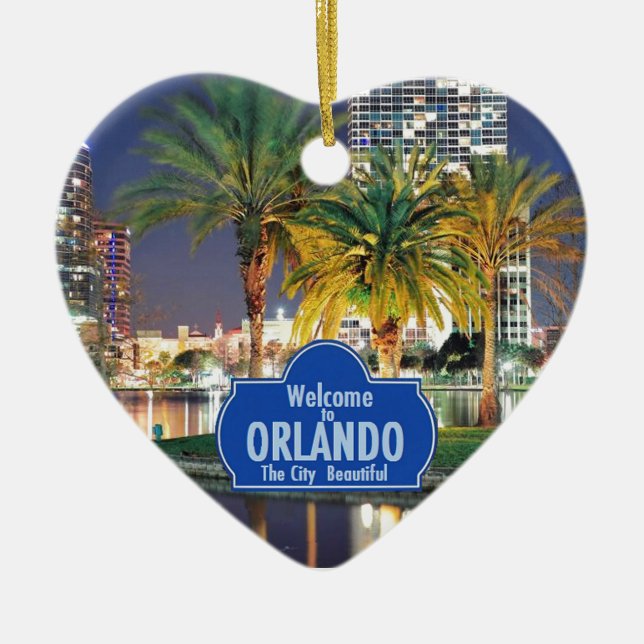 FLORIDA CERAMIC TREE DECORATION (Front)