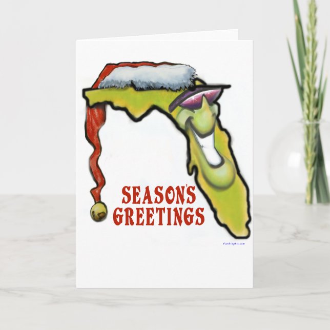 Florida Christmas Holiday Card (Front)