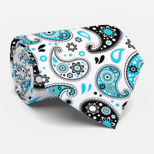 Florida Cowboy Aqua Pool Party Country Western Tie