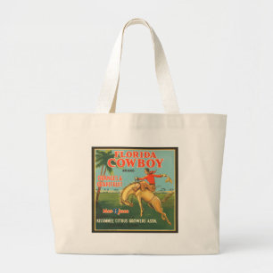 Florida Cowboy Large Tote Bag