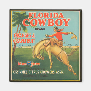 Florida Cowboy Magnet