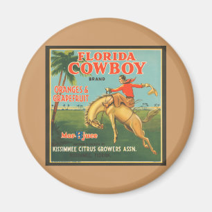Florida Cowboy Magnet