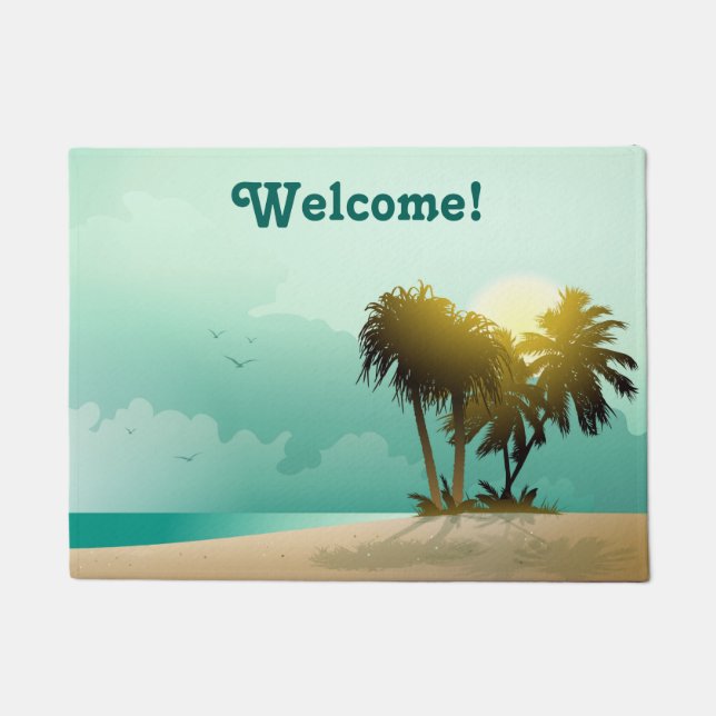 Florida. - Customisable Illustration Doormat (Front)