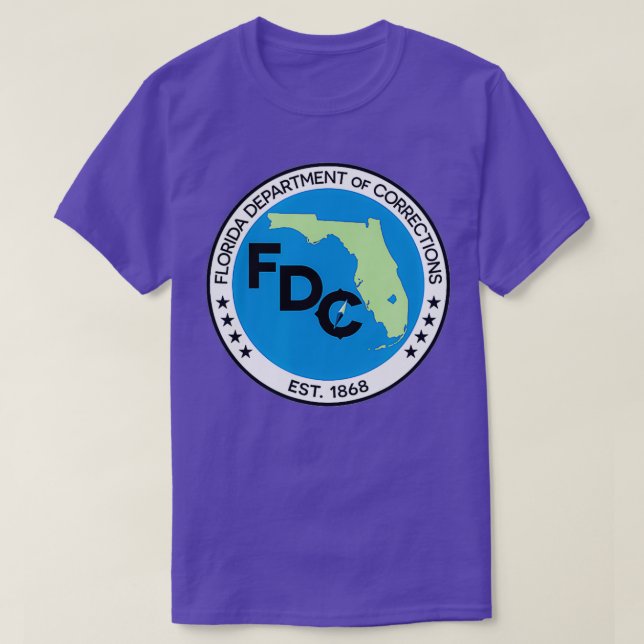 Florida Department of Corrections  T-Shirt (Design Front)