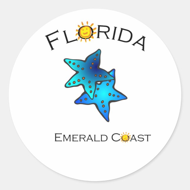 Florida Emerald Coast Sticker (Front)