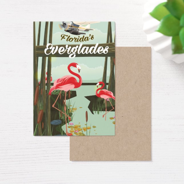 Florida Everglades cartoon poster (Desk)