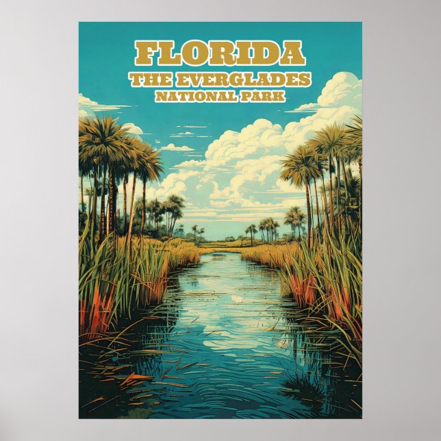 Florida Everglades National Park V03 Poster (Front)