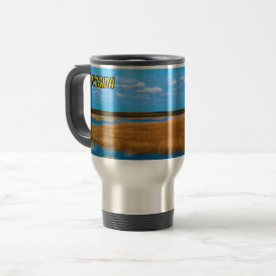 Florida Everglades Sawgrass Landscape Souvenir Travel Mug