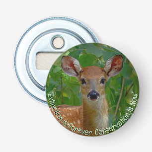 "Florida Fawn" Button Bottle Opener