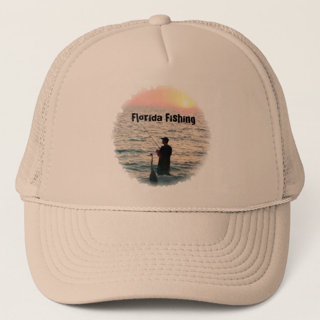 Florida Fishing Trucker Hat (Front)