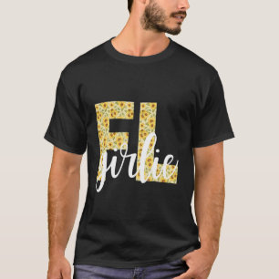 Florida FL Girl State Pride Simply Preppy Sunflowe T-Shirt