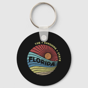 Florida Fl Summer Miami Vibes Beach Sunshine State Key Ring