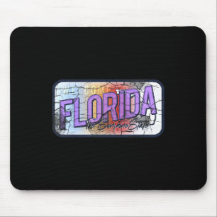 Florida Fl Summer Miami Vibes Beach Sunshine State Mouse Mat