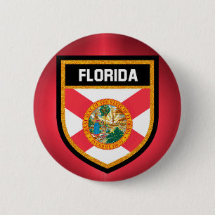 Florida Flag 6 Cm Round Badge