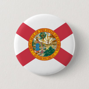Florida Flag 6 Cm Round Badge