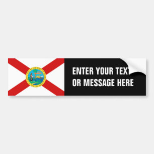 FLORIDA Flag - Bumper Sticker