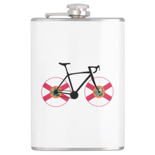 Florida Flag Cycling Hip Flask