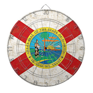 FLORIDA FLAG Dart Board