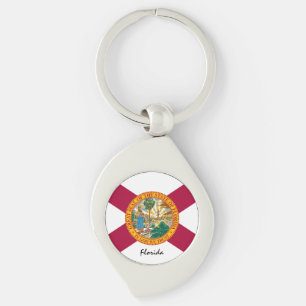 Florida Flag & Florida State USA / sports Key Ring
