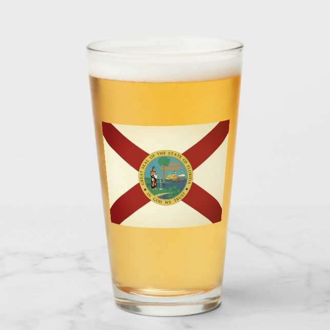 FLORIDA Flag - Glass (Front Filled)