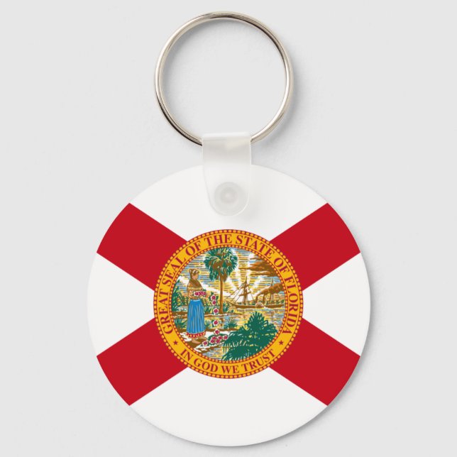 Florida Flag Keychain (Front)