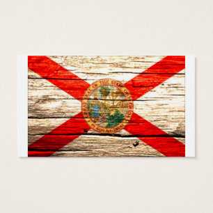 Florida Flag old wood