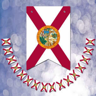 Florida Flag Party, bunting Banners / Weddings