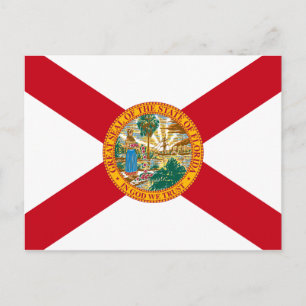 Florida Flag Postcard