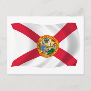 Florida Flag Postcard
